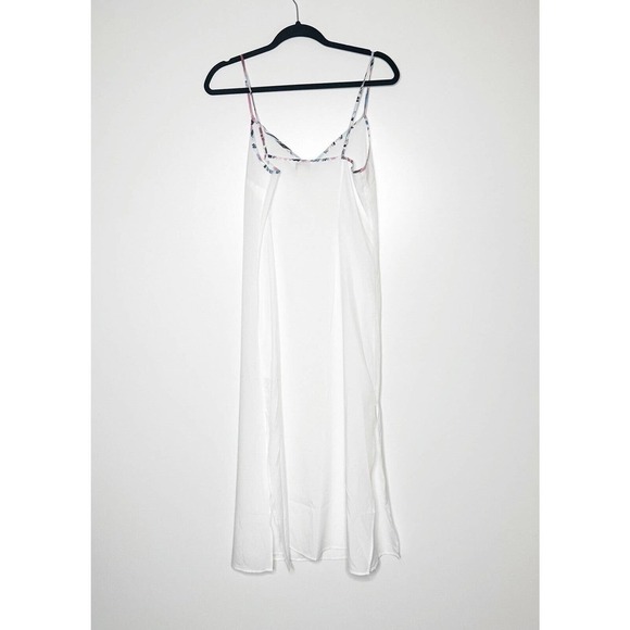 NWT Club Monaco Birds of Paradise Maxi Wrap Dress Sheer Top Dress Women's Sz 00 - Picture 7 of 11